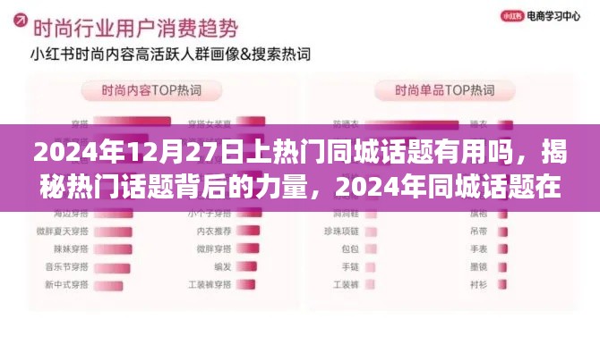 揭秘热门同城话题的力量，小红书上2024年同城话题的影响力与机遇揭秘！