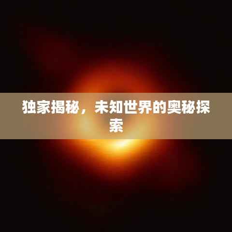 独家揭秘，未知世界的奥秘探索
